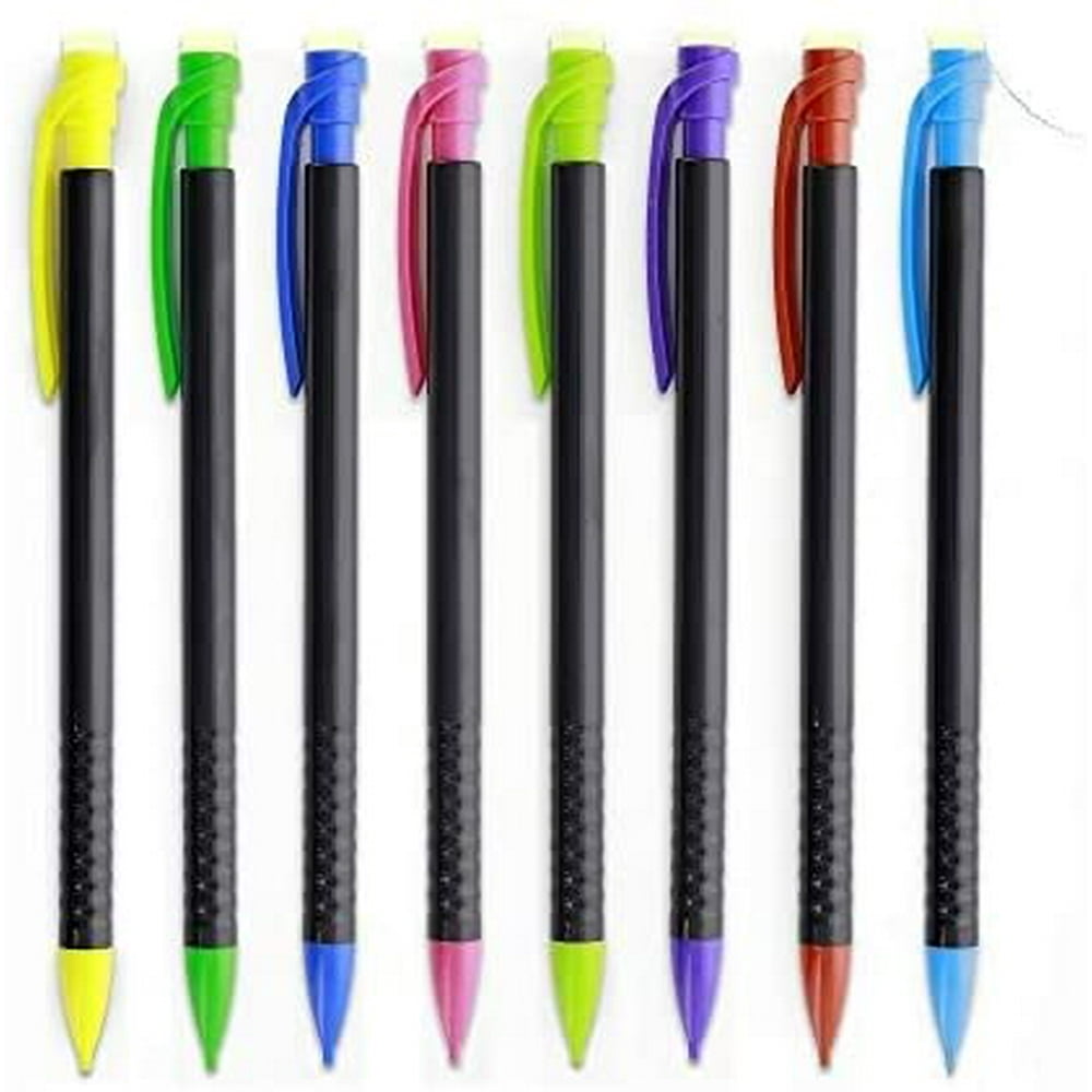0.7mm Mechanical Pencil with Eraser Top and Pocket Clip for Convenience