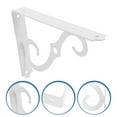 thumbnail image 5 of DiMaddie 4pcs Heavy Duty Shelf Brackets Shelf Decor Brackets Metal Brackets For Shelves Vintage Wall Bracket Support Brackets Triangle Bracket, 5 of 7