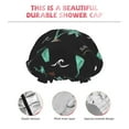 thumbnail image 4 of Green Surfboard Shower Cap, Reusable Bath Hair Hat for all Hair Lengths Hair Cover with Elastic Band Double Waterproof Layers Bathing Hat, 4 of 5