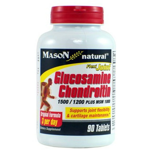Mason Natural Glucosamine Chondroitin 1500/1200 + MSM 1000 Walmart