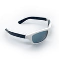 thumbnail image 3 of Kushies Kid's Protective Anti UV Sunglasses (Newborn, White), 3 of 3