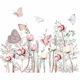 thumbnail image 2 of Vinil Decorativo H&Jess Mariposa Y Flor Rosa Grande, 2 of 2