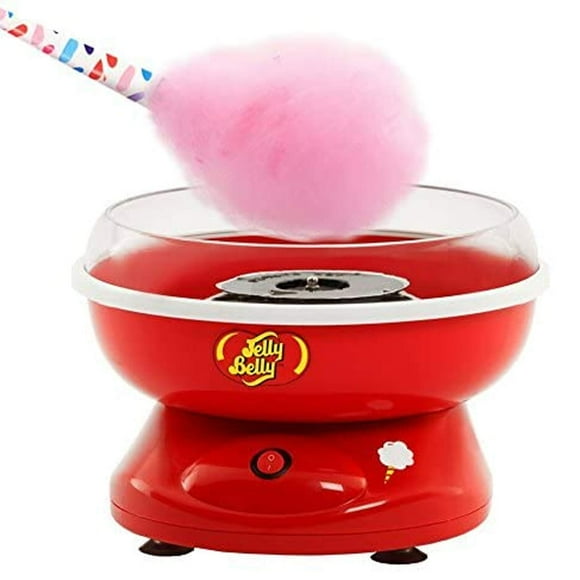Jelly Belly JB15897 Counter Top Friendly Cotton Candy Machine Fluffy Perfection Fast Fun and Easy with Exciting Carnival Atmosphere, Red