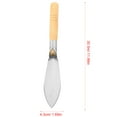 thumbnail image 2 of LULULION Hand Trowel Garden Tool Made of Steel and Wood for Digging in Narrow Spaces, 2 of 8
