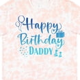 thumbnail image 4 of Inktastic Blue Happy Birthday Daddy T-Shirt, 4 of 5