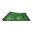 thumbnail image 2 of Ahgly Company Indoor Square Abstract Emerald Green Modern Area Rugs, 8' Square, 2 of 4