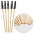 thumbnail image 5 of ACDANC 150 Disposable Mascara Wands Eyelash Brush Spoolies for Eyelash Extension Eyebrow Bamboo Stick Black, 5 of 10