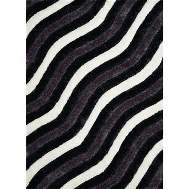 United Weavers Finesse Showers Black Accent Rug 1'10" X 3'