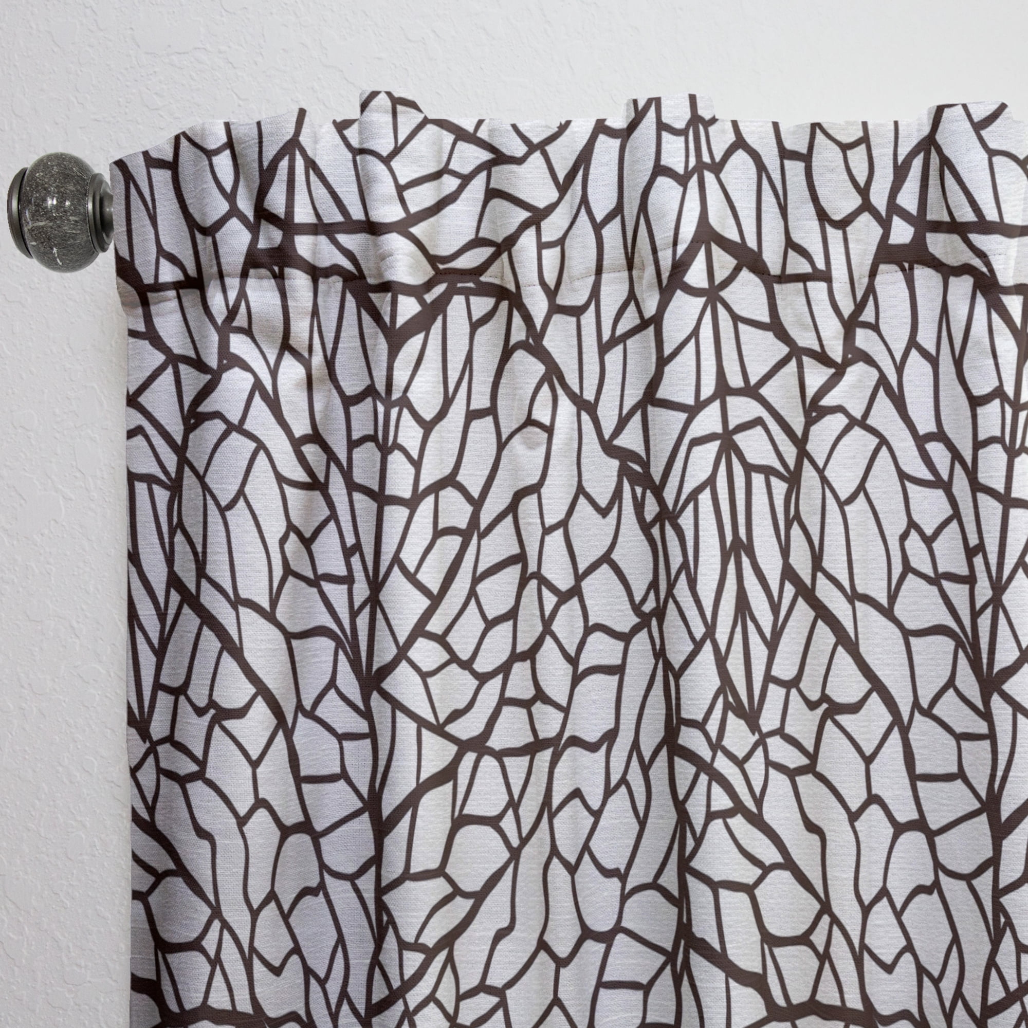 Designart 'Scandinavian Pattern XX' Abstract Curtain Panel