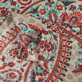 thumbnail image 6 of Tache 3pc Bohemian Boho Chic Medallion Mandala Paisley Boteh Flat Sheet Only, Cal King, 6 of 9