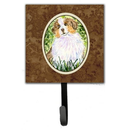 Caroline's Treasures Australian Shepherd Leash Holder and Wall Hook