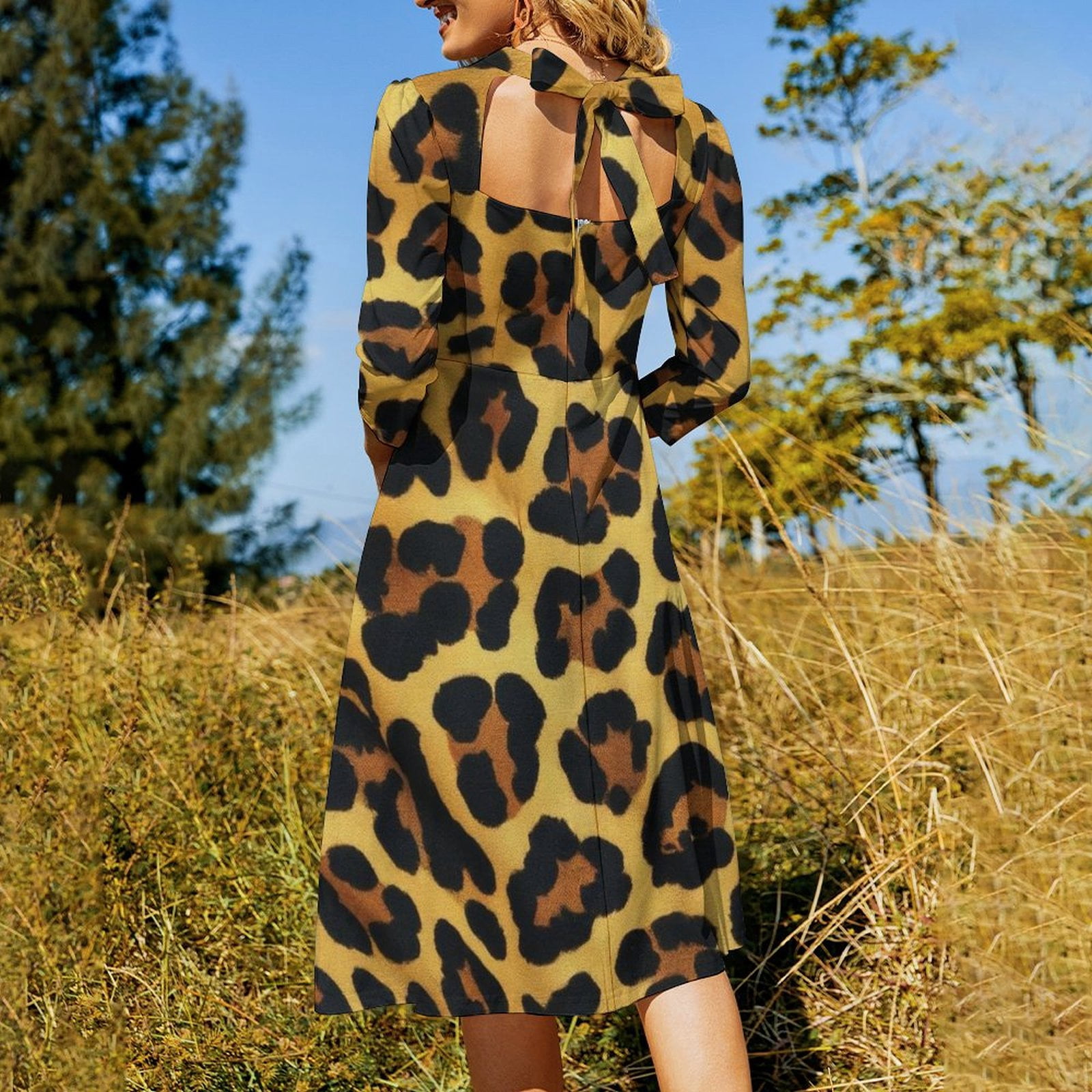 leopard print summer dress Floerns Women's Spaghetti Strap Maxi Dresses Vacation Cami Long Brown X-Small at Amazon Women's Clothing store Long boho summer dress for woman Long leopard printed dress for