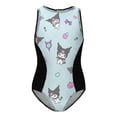 thumbnail image 5 of Kuromi And My Melody Girls One Piece Swimsuits Hawaiian Summer Swimwear Beach Bathing Suit Outfits, 5 of 7