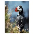 thumbnail image 2 of Mignon Puffin Relaxant - Peinture d'Art Animalier, 2 of 3