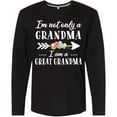 thumbnail image 3 of Inktastic I'm Not Only a Grandma I'm a Great Grandma with Flowers Long Sleeve T-Shirt, 3 of 5