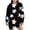 Black, variant on Women's Fashion Sweatshirts Dresses Casual Midi Sweatshirt Dress Plaid Printed Star Printed Blouses with Pocket Juniors Trendy Long Sleeve Pullover Dress Top,Brown,Medium
