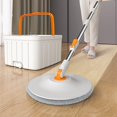 thumbnail image 2 of Intexca Spin Mop & Bucket Kit 4‑Pad Self‑Wring Dual‑Tank Floor Cleaner, 2 of 4