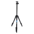 thumbnail image 1 of Compact Travel Camera Tripod, Camera Tripod with Center Column Aluminum Alloy Sturdy 1/4 inch Screw Hole  for Low Angle Shooting for DSLR Video Camcorder, 1 of 7