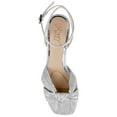 thumbnail image 5 of Jewel Badgley Mischka True Ribbed Peep Toe Kitten Heels, 5 of 7