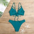 thumbnail image 4 of LYXSSBYX Swimsuits for Women One Piece Fashion Womens Printing Siamese Push-up Pad Swimwear Swimsuit Beachwear, 4 of 9
