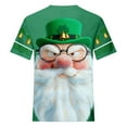 thumbnail image 3 of Goodtrade8 Large St Patricks Day Shirts Mens Short Sleeve Graphic Tee Crew Neck Vacation Green Casual Shirts Tops, 3 of 4