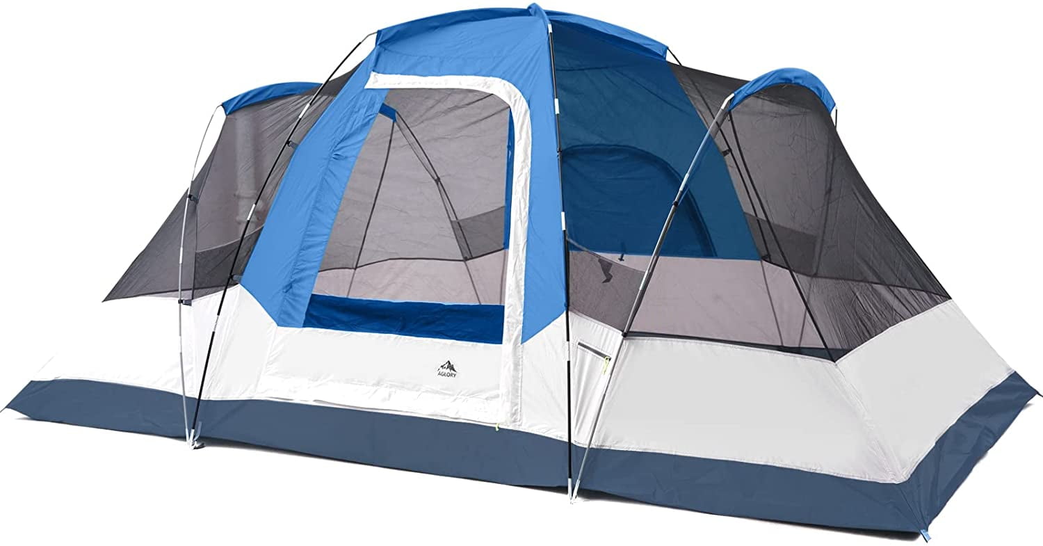Camping Tent with Rainfly, 2/4/8 Person 