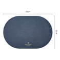thumbnail image 6 of Unique Bargains 4pcs Faux Leather Placemats for Kitchen Dark Blue 17.7"x11.8", 6 of 6