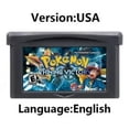 thumbnail image 5 of GBA Game Cartridge Series Odyssey Cloud White Doubles FireRed Silver Rival Rom Hack 32 Bit Video Game Console Card, 5 of 5