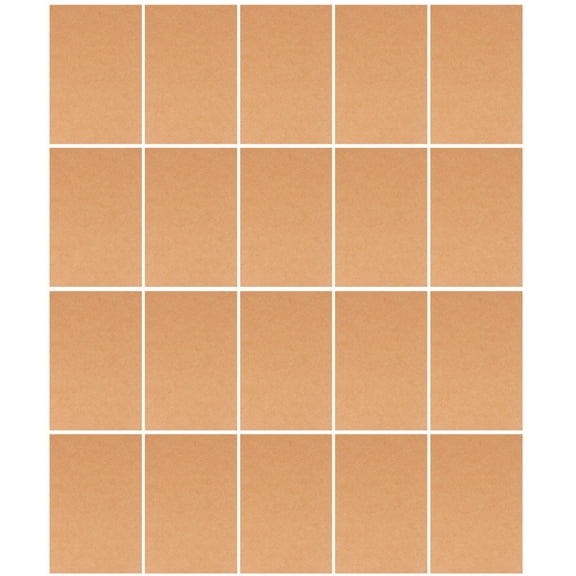 WHAMVOX  150 Pcs DIY Note Cards Blank Greeting Postcards and Envelopes Birthday Student Light Brown