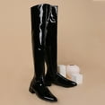 thumbnail image 4 of HAOTAGS Womens Fashion Over The Knee Boots Thigh High Womens Dressy Shoes Black Size 10.5, 4 of 9