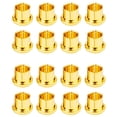 thumbnail image 1 of Bouchon de Protection Plaqué Or 16Pc Fiche de Court-Circuit Connecteur Phono Blindage Bouchon de Protection de Prise, 1 of 6