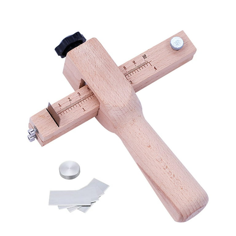Adjustable Wooden Strip and Strap Cutter Leather Craft Cutter 