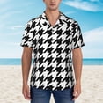 thumbnail image 3 of Men's Short Sleeve Hawaiian Shirt Tropical Print Casual Button Down Aloha Shirt, 3 of 8
