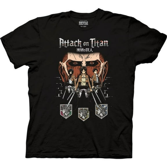Attack on Titan - Characters Adult Fitted T-Shirt