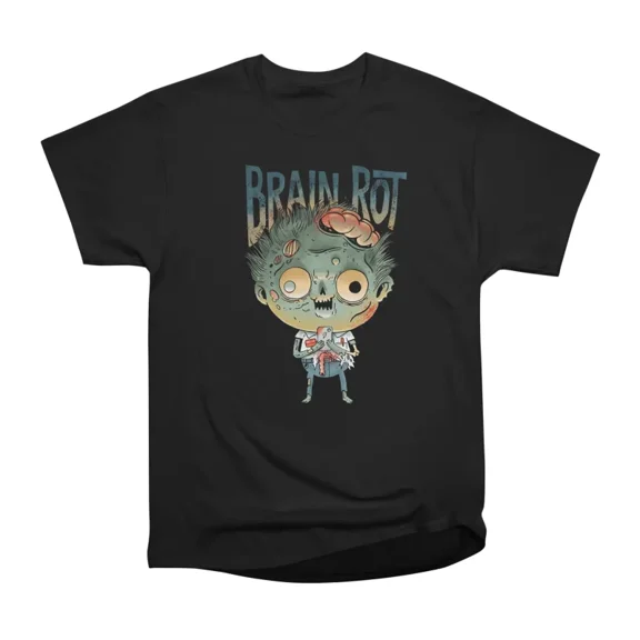 Brain Rot T-Shirt Tee Gift For Him Merch For Her Apparel For Friend