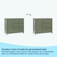 thumbnail image 6 of Graco Teddi 3 Drawer Nursery Combo Dresser, Olive, 6 of 18