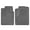 Gray, variant on MOTOR TREND 2 Front All Weather Custom Heavy Duty Rubber Floor Mats for Auto Car Truck SUV