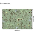 thumbnail image 2 of Wildflowers Bathroom Rug 24"×16",Non-Slip High Absorbent Bath Mat Rug Machine Washable Bahtub Mats Home Decor, 2 of 7
