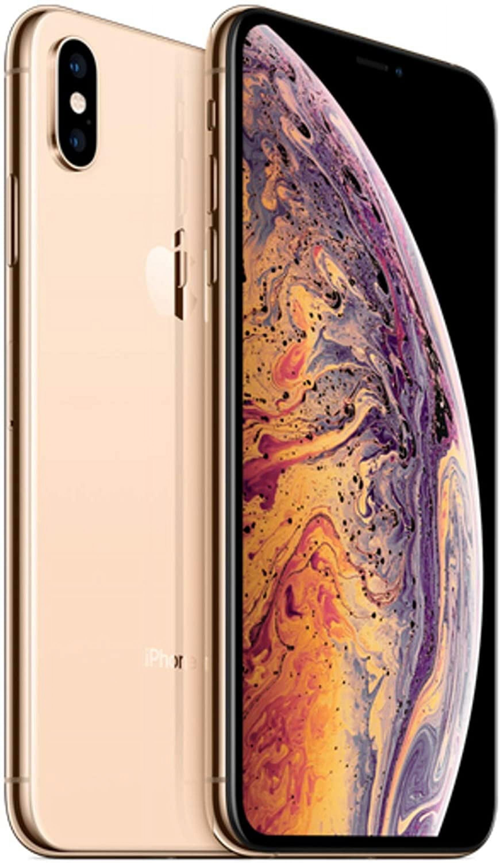 Apple iPhone XS Max, Fully Unlocked, 256 GB, Gold, Refurbished
