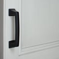 thumbnail image 4 of GlideRite 3 in. Center Classic Base Pull Cabinet Hardware Handle, Matte Black, 4 of 5