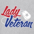 thumbnail image 3 of Lady Veteran T-Shirt Veteran's Day USA Military Honor Proud Army Mom Air Force Wife American Patriotic Women's Tee, 3 of 7