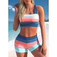 thumbnail image 7 of 2023 Women High Waist Tankini Summer New Design Printing Swimwear Swimsuit Bikini Bathing Suit Two Piece Set Beach Weart XS-8XL, 7 of 7