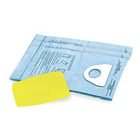 Dacron Filter Bag - DAYTON Filter Bag, Disposable, PK 3, Fits Mfr #3UP57 6H019