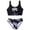 Black; Swimsuit Sets, variant on Girls Swimsuits Summer Coconut Tree Print Two Piece Tankini Boyshort Bathing Suit for Beach Rash Guard Black 9 Years-10 Years