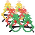 thumbnail image 4 of Christmas Decorations,Christmas Glasses for Children,Christmas Ornaments 2024,Santa Claus,Snowman Antlers Glasses Frames, 4 of 5