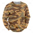 thumbnail image 3 of Sudaderas con estampado 3D de camuflaje para hombre, sudaderas con capucha de cuello redondo con estampado de patrones de camuflaje, Tops de moda, ropa Harajuku, nuevo, 3 of 5