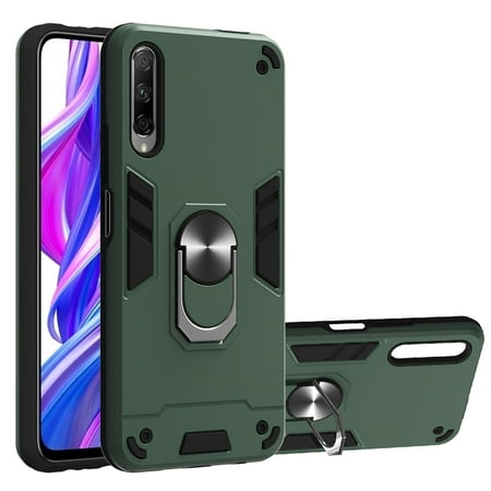 For Huawei Y9s / Honor 9 2 in 1 Armour Series PC + TPU Protective Case with Ring Holder