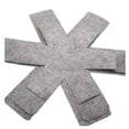 thumbnail image 1 of Table Place Mats Set 4 Table Set round Place Mats for 6 round Place Mats Dining Room Table Setting Pack Of 3 Pan Protectors Pot Protectors Pan Protectors Stacking Defence 3 Different Sizes Pan, 1 of 4