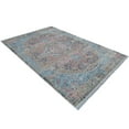 thumbnail image 4 of RUGSOTIC CARPETS Machine Woven Crossweave AREA RUGS - 9'x12', Rectangle,Beige Blue,Classic Oriental Traditional , Low Pile Machine Made Area Rugs for Living Room, Bed Room (M00089), 4 of 7