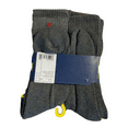 thumbnail image 2 of Polo Ralph Lauren Men's Gray Classic Sport Crew Socks Red Pony 6-Pack ,10-13, 2 of 2